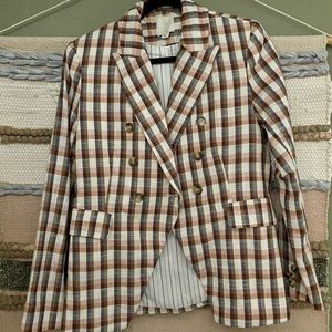Plaid Tartan Boyfriend Jacket/Blazer